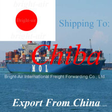 Transporte marítimo de mercancías desde China a Chiba, Japón